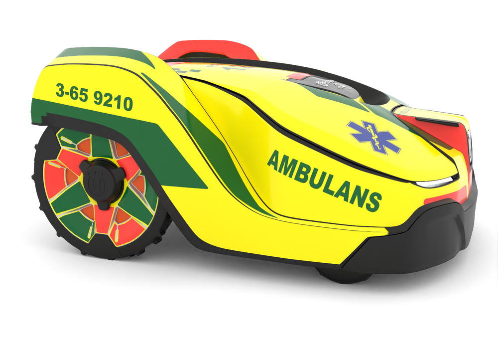 Husqvarna Ambulance Wheel Graphics