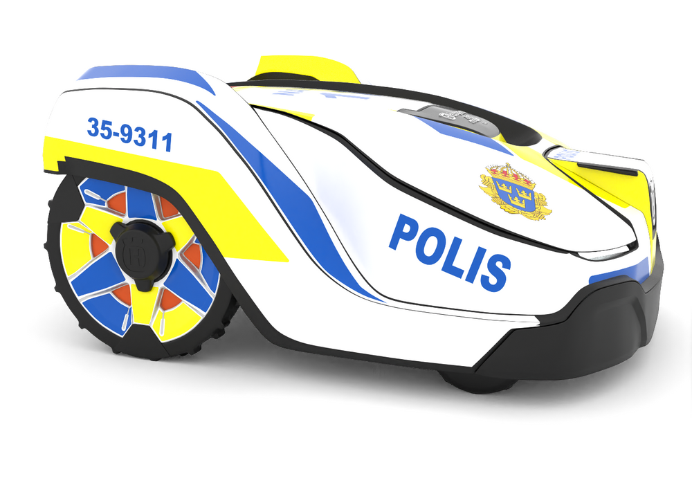 Husqvarna Police Wheel Graphics