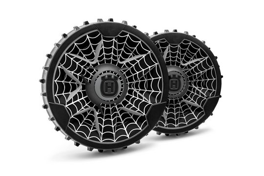 Husqvarna Black Spiderman Wheel Graphics